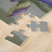 Ellis Rowan Blue Cloud Water Lily  Flowers Legpuzzel (Zijkant)
