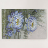 Ellis Rowan Blue Cloud Water Lily  Flowers Legpuzzel (Horizontaal)