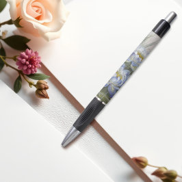 Ellis Rowan Blue Cloud Water Lily Flowers Pen