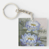 Ellis Rowan Blue Cloud Water Lily  Flowers Sleutelhanger (Voorkant)
