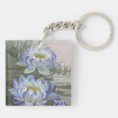 Ellis Rowan Blue Cloud Water Lily  Flowers Sleutelhanger (Achterkant)