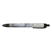 Ellis Rowan Blue Cloud Water Lily  Flowers Zwarte Inkt Pen (Bodem)