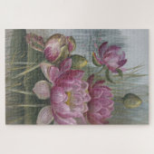 Ellis Rowan Pink Water Lily Flowers Legpuzzel (Horizontaal)
