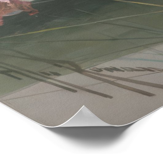 Ellis Rowan Pink Water Lily  Flowers Poster (Hoek)