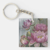 Ellis Rowan Pink Water Lily  Flowers Sleutelhanger (Voorkant)