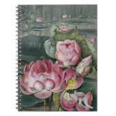 Ellis Rowan Sacred Lotus Water Lily  Flower Notitieboek (Voorkant)
