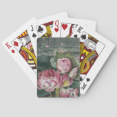 Ellis Rowan Sacred Lotus Water Lily  Flower Pokerkaarten (Achterkant)