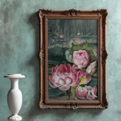 Ellis Rowan Sacred Lotus Water Lily  Flower Poster