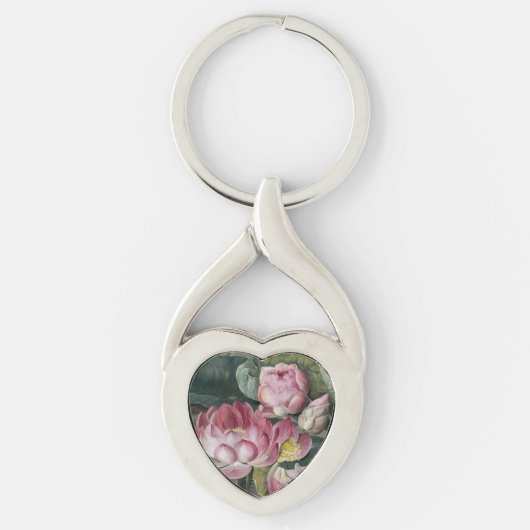 Ellis Rowan Sacred Lotus Water Lily  Flower Sleutelhanger (Voorkant)