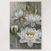 Ellis Rowan White Water Lily  Flowers Legpuzzel (Verticaal)