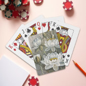 Ellis Rowan White Water Lily  Flowers Pokerkaarten