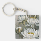 Ellis Rowan White Water Lily  Flowers Sleutelhanger (Voorkant)