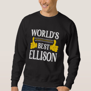 Ellison Achternaam Team Familie Achternaam World's Trui