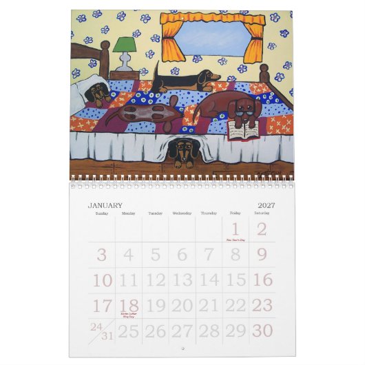 Ellison Art Calander 2024 Kalender (Jan 2027)