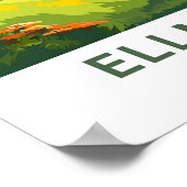Ellmauer Oostenrijk Reisprint Poster (Hoek)