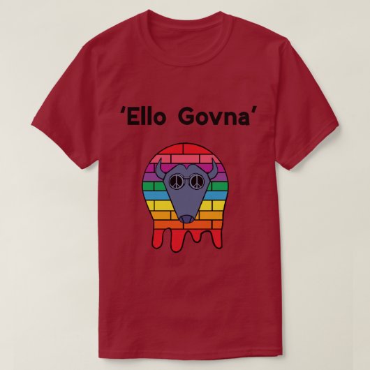 'ELLO GOVNA' T-shirt (Design voorkant)