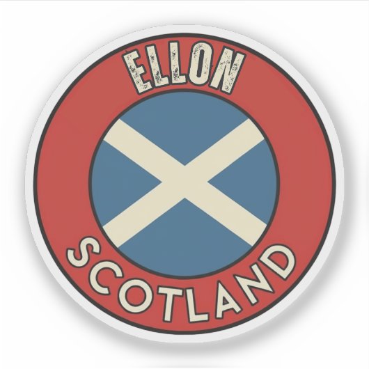 Ellon, Schotland Sticker (Voorkant)