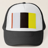 Ellsworth Kelly Yellow White en Black Trucker Pet (Voorkant)