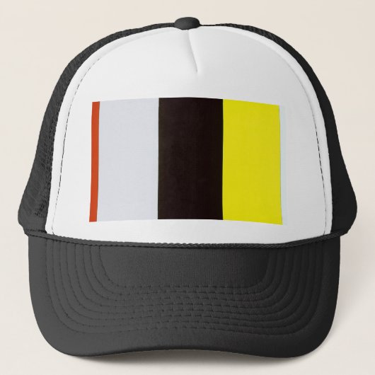 Ellsworth Kelly Yellow White en Black Trucker Pet (Voorkant)