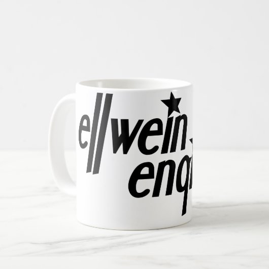 Ellwein Engines logo koffie mok (Voorkant links)