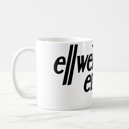 Ellwein Engines logo koffie mok (Links)