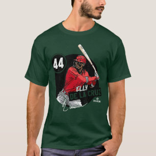 Elly De La Cruz Cincinnati MLBPA Rood Klein Unisek T-shirt