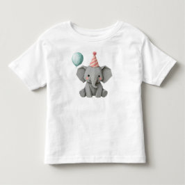 Elly Olifant Aangepaste Dierenfeest Illustratie Kinder Shirts