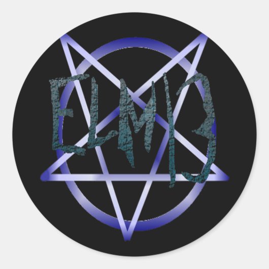 Elm13 Satanische en Trotse sticker (Voorkant)