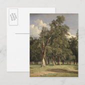 Elm-bomen in Prater, 1831 Briefkaart (Voorkant / Achterkant)