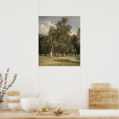 Elm-bomen in Prater, 1831 Poster (Keuken)