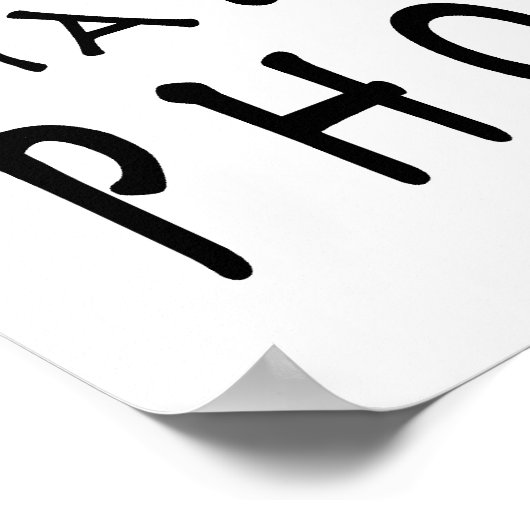 Elm en Lamppost Poster (Hoek)