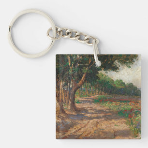 Elm-omzoomde Promenade in Euxinograd Sleutelhanger
