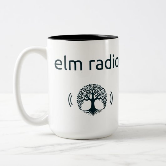 Elm Radio-Mokken Tweekleurige Koffiemok (Links)