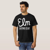 Elm Skating Club, Elmhurst, Illinois (Donkere kleu T-shirt (Voorkant volledig)