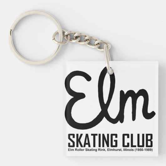 Elm Skating Club, Elmhurst, Illinois Sleutelhanger (Voorkant)
