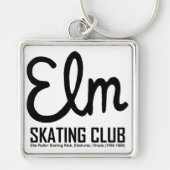 Elm Skating Club, Elmhurst, Illinois Sleutelhanger (Voorkant)