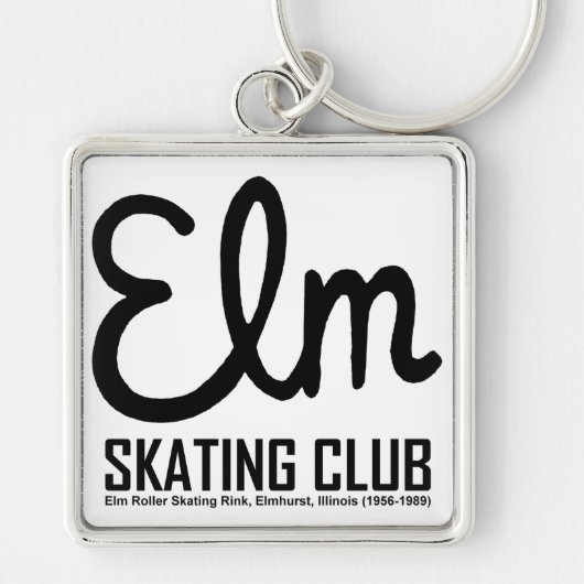 Elm Skating Club, Elmhurst, Illinois Sleutelhanger (Voorkant)