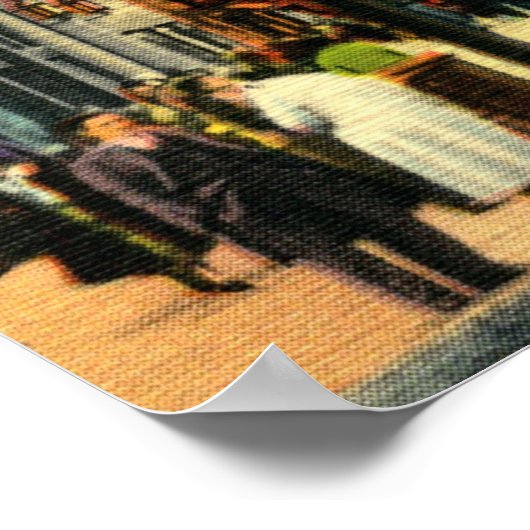 Elm St, Manchester, New Hampshire, 1948 Poster (Hoek)