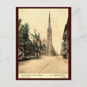 Elm St., Vintage van Cincinnati Briefkaart