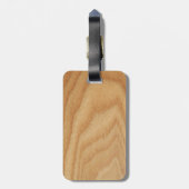 Elm Woodgrain-Bagagelabel Bagagelabel (Achterkant verticaal)
