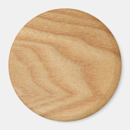 Elm Woodgrain Large Round Magnet (Voorkant)