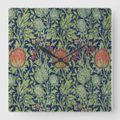 Elmcote, 1900 door William Morris Vierkante Klok (Voorkant)
