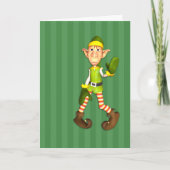 Elmer de Elf Kerst Kaart (Voorkant)