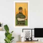 Elmer Flick Baseball Kaart 1909 Poster (Thuiskantoor)