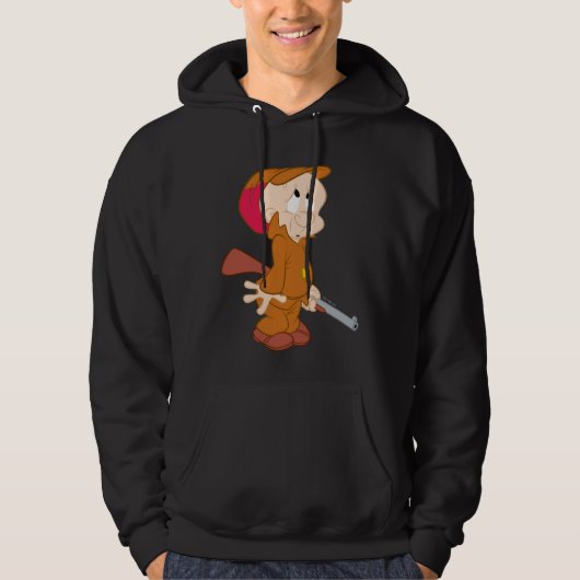 ELMER FUDD™ | Bangangst Houding Hoodie (Voorkant)