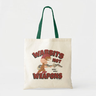 ELMER FUDD™ & BUGS BUNNY™ "Wabbits Niet Wapens" Tote Bag