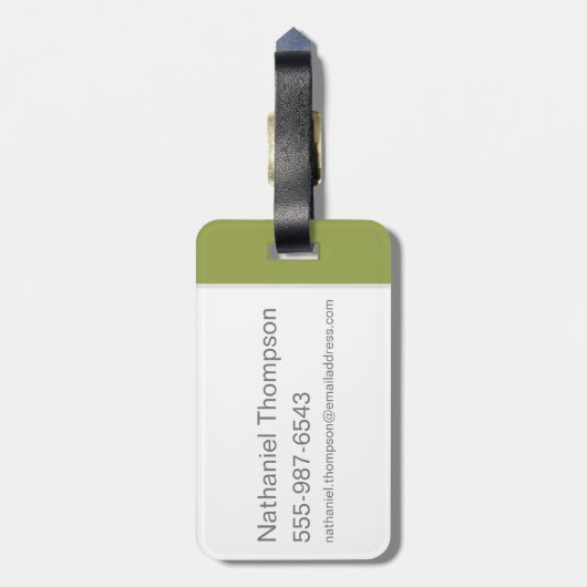 ELMER FUDD™ & BUGS BUNNY™ "Wabbits Not Weapons" Bagagelabel (Achterkant verticaal)