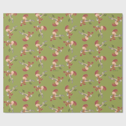 ELMER FUDD™ & BUGS BUNNY™ "Wabbits Not Weapons" Cadeaupapier (Vlak)