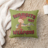 ELMER FUDD™ & BUGS BUNNY™ "Wabbits Not Weapons" Kussen (Deken)