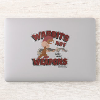 ELMER FUDD™ & BUGS BUNNY™ "Wabbits Not Weapons" Sticker